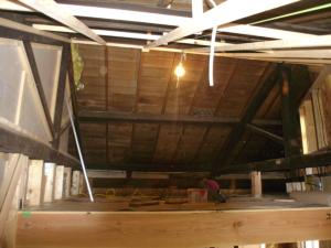 天井板を貼る フリーランスde建築業